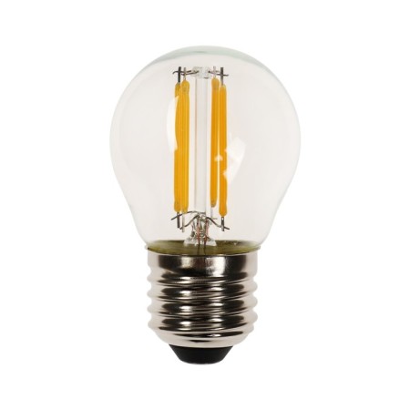 LED lamp, G45, E27, 4 W, 3000K, 220 V, transparent