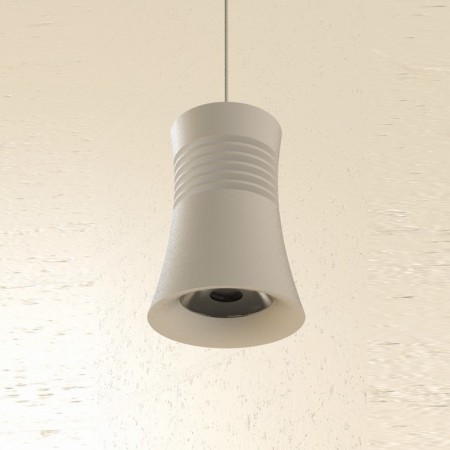 Suspended mantra pagoda, LED, 950LM, 3000K, 74x74x181 mm, white color-2