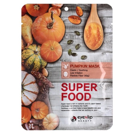 Facial face mask Eyenlip Super Food Pumpkin, 23 ml