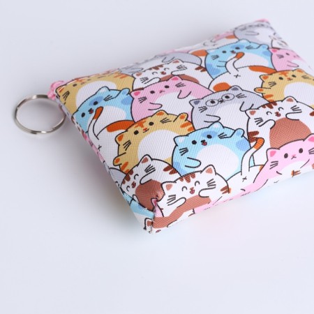 Monetnik's wallet with a zipper, color mix-3
