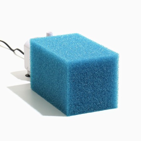 Rectangular sponge for filter No. 15, coarse, 12 x 12 x 20 cm, blue-4