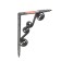 Figure bracket 200x150 Mod.8, black