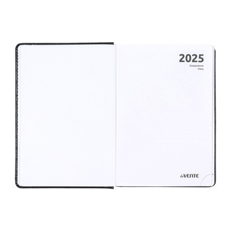 Dated diary 2025, Devente. Flag, B5 168 sheets, Devente.Barbara, a solid cover of leatches with foam rubber, perforation, liesse, block 70 g/m2, dark blue-7