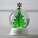 LED figure "Snow Ball with a Christmas tree" 12 × 18 × 12 cm, plastic, AAX3 batteries (not complete), glow warm white