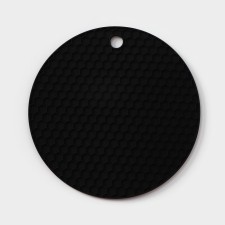 Rug-stand silicone for hot, d = 140 mm, thickness = 3.5 mm, black