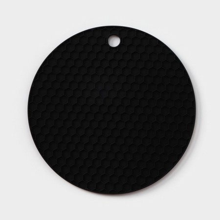 Rug-stand silicone for hot, d = 140 mm, thickness = 3.5 mm, black
