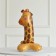 Foil ball 24 "number 1" on a stand, giraffes