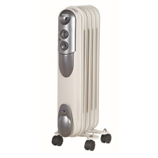 Resanta heater OMPT-5N, Oil, 1000 watts, 5 sections, 10 m², white