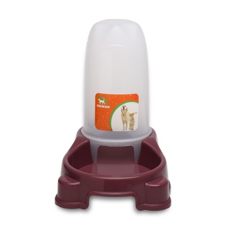 Auto feeder 1.5 l, 27 x 18 x 25 cm, burgundy-2