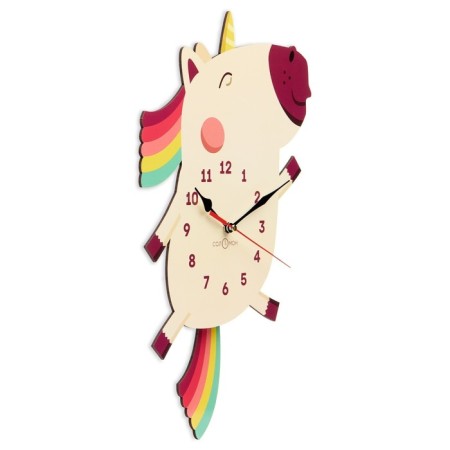 Watch Wall children's "Unicorn", silent, with a pendulum, 24x40 cm, aa-2