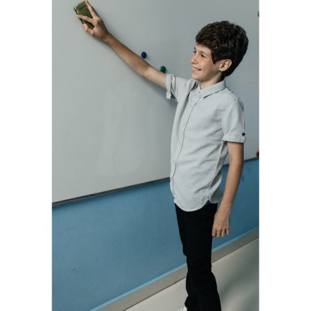 Surchashka upper for ISEE boys, height 146-152 cm, gray color-12