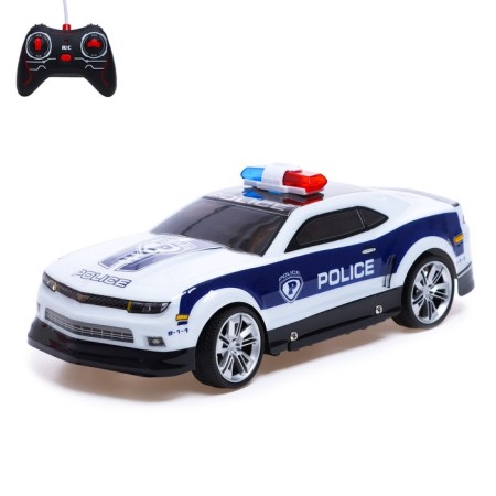 The radio -controlled "Patrol" machine works on batteries, lighting effects, mixtures