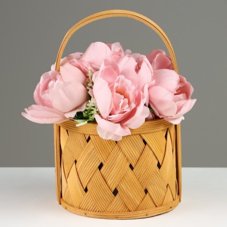 Wicker basket, 16 x 12.5/25 cm, sequoia-1