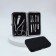 Manicure set, 7 items, in case, black color