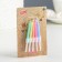 Candles for the Neon cake, 10 pcs, mix, 7 cm