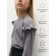 Лонгслив детский Amarobaby Ruffle, рост 122 см, цвет серый