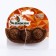 A toy for dogs "peas", tpr+bamboo, massage, 14 x 3.5 x 5 cm