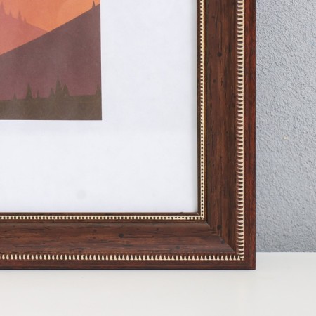 Photo frame plastic 30x40 cm "Renaissance" walnut-1