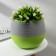 Flower pot "Japan", 3 l, the color is gray-fist