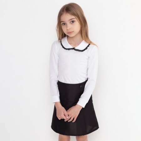 School blouse for a girl, white color, height 158