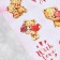 Stickers for gifts and flowers "with love", bears, 9 x 16 cm