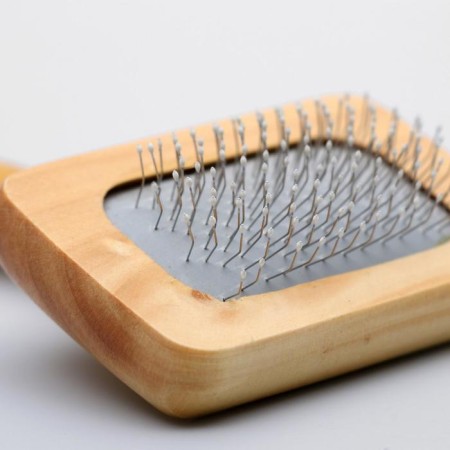 Pudder in a wooden case, with drops, 7.3 x 12.5 cm-3