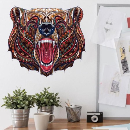 Stick plastic interior color puzzle "Bear" 30x45 cm
