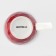 Porcelain shade "Cosmos", 400 ml, red color