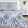 Bed linen Ethel Euro Gray Tropics 200x215 cm, 220x240 cm, 70x70 cm - 2 pcs