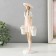 Souvenir Polystone "Girl with Flowers Buckets" 10.5x6.5x26.5 cm