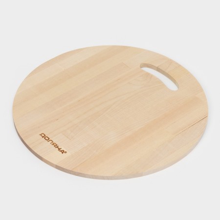 Board of a cut round with a gutter, d = 28x0.8, an array of birch-6