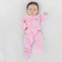 Basic overalls, height 56 ​​cm, pink color