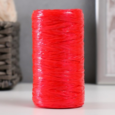 Gingerbread for manual knitting 100% polypropylene 200m/50g. (30-scarlet)