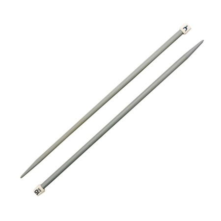 Knitting knitting straight lines 10.00 mm/35cm, plastic, 2 pcs-1