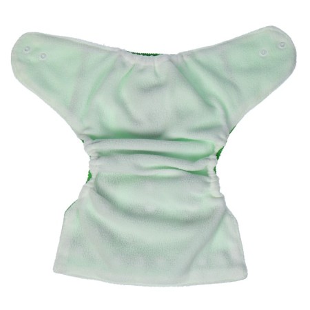 Reusable diaper "our bunny", green color-5