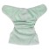 Reusable diaper "our bunny", green color