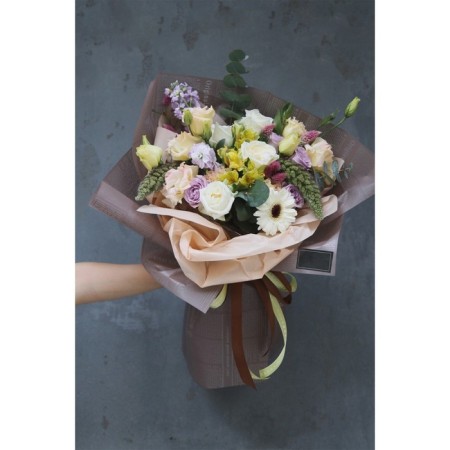Flower film "News", white, 58 cm x 5 m-4