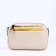 Cross-Bodi Bag on a zipper, beige color