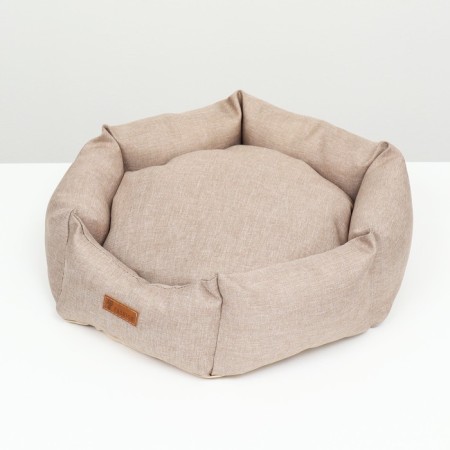 Hexagonal bed, 52 x 50 x 15 cm, matting,-2