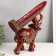 Souvenir stand for a bottle of polystone "Elephant with a blade with brushes" 29x28x10.5 cm