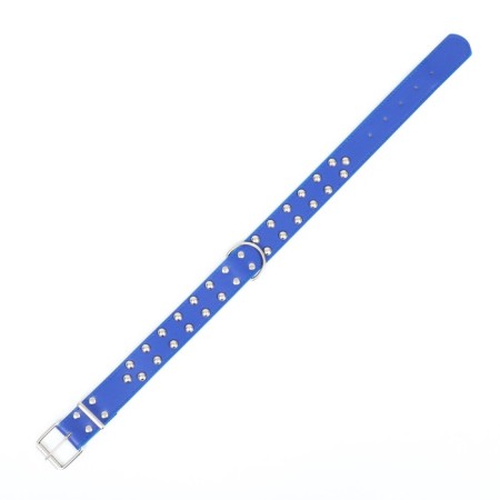 The collar of the clinker in 2 rows, 65 x 3.4 cm, Osh 50-60 cm, blue-1