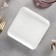 Porcelain dish Wilmax, 13 × 13 cm, white color