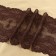 Lace elastic fabric, 180 mm × 2.7 ± 0.5 m, chocolate color