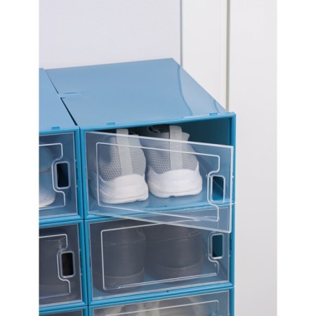 Shoe storage box, 33 × 23 × 13.5 cm, 1 pc, color blue-3