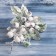 Decor "Winter Magic" White Berries Leaves Hurders, 20 cm