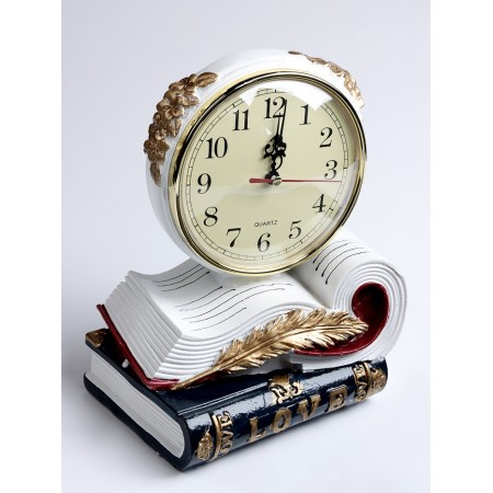 Table interior hours, “Book”, on batteries, 20 × 13.5 × 22.5 cm, D-13 cm-1