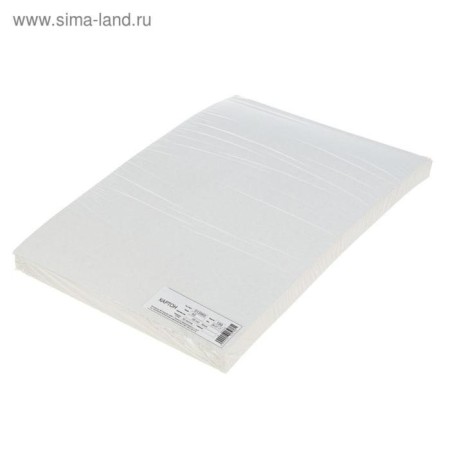 Cardboard chrome-ersatz A3 (30x42cm), 50 sheets, 360 g/m2, "Ladoga" Non-Milled, 0.5mm-3