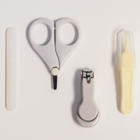 Child care set, 4 items, gray color-1