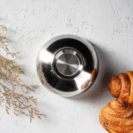 A stainless steel bowl with double walls "Trefort", 600 ml, D = 16 cm-5