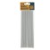 The adhesive rods of the tundra, 11 x 200 mm, silver with sparkles, 6 pcs.